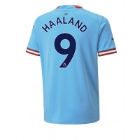 Manchester City Erling Haaland #9 Hjemmebanetrøje 2022-23 Kortærmet